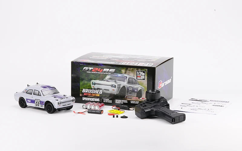 Carisma GT24 RS 2.0 1/24th Retro Micro Rally Car Brushed Edition 92268