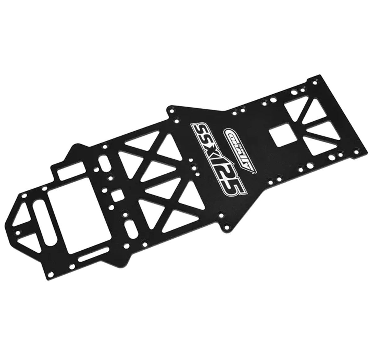Corally 2.0mm 7075 Aluminum Chassis | Black Anodized RC Pan Car