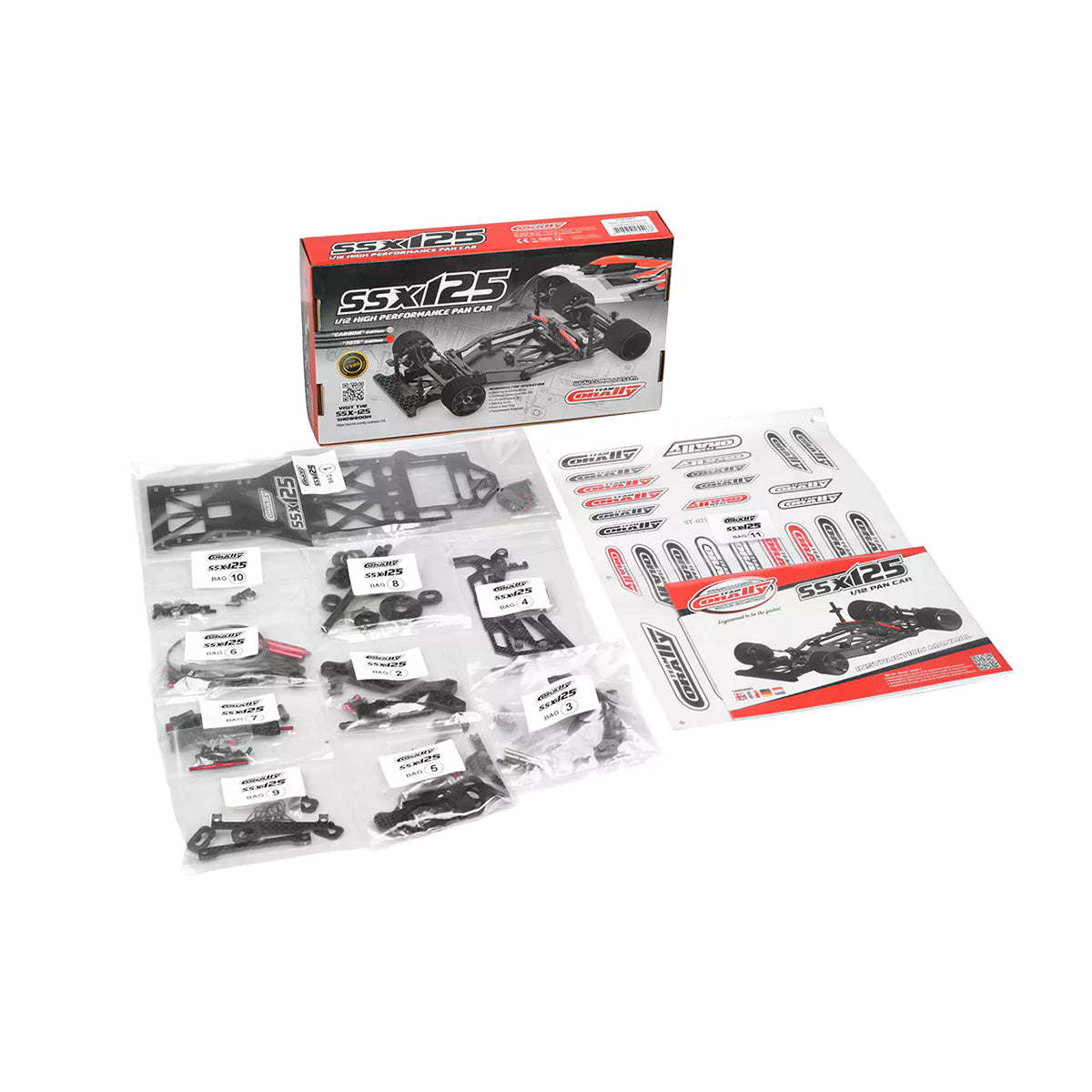 Corally SSX-125 7075 Aluminum Chassis | RC Vehicle
