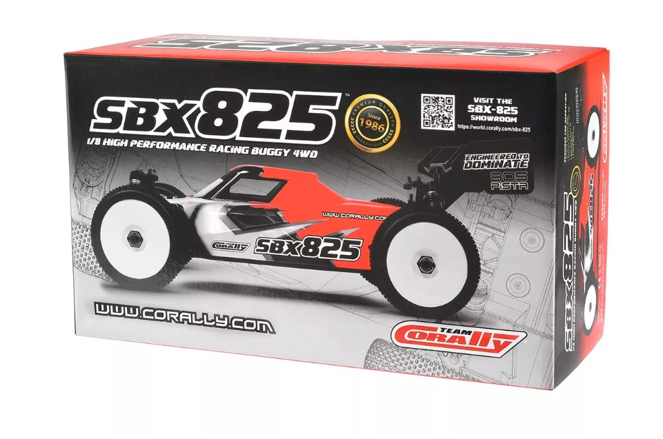Corally SBX-825 7075 Edition 1/8 Racing Buggy Kit (00150 - A) - 1/8 Scale | RC Vehicle