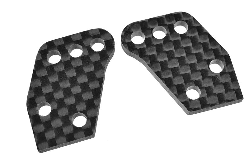 Corally Hub Camber Plates, Rear, Carbon 3mm, 2pcs | RC Replacement Part