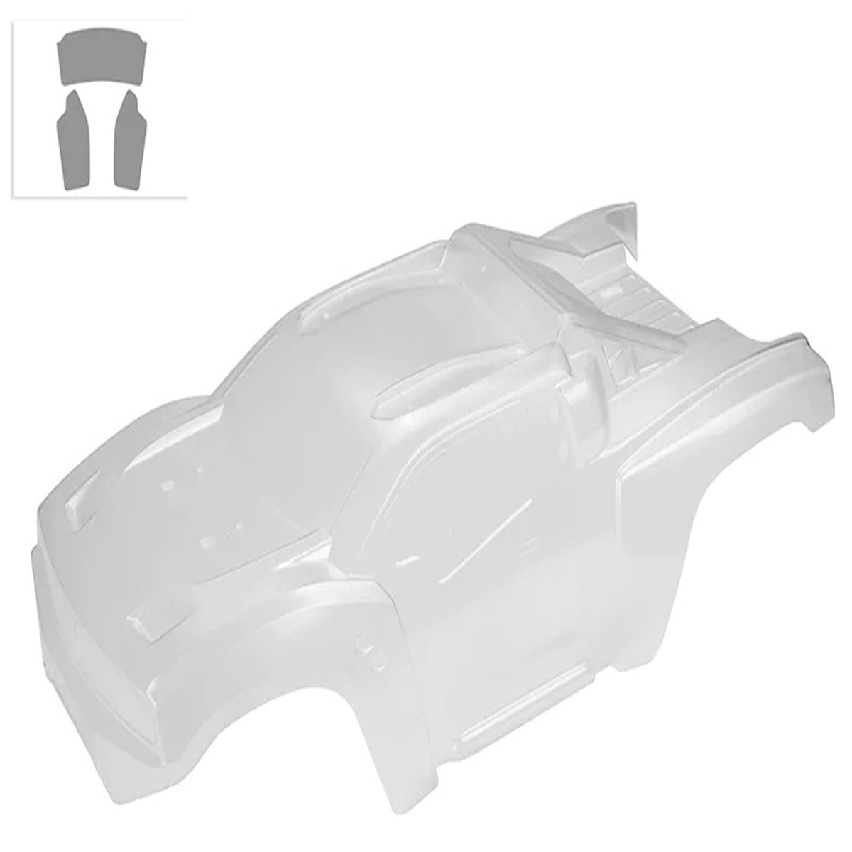 Corally Punisher 4 Polycarbonate Body – Pre-Cut Clear Shell with Decals