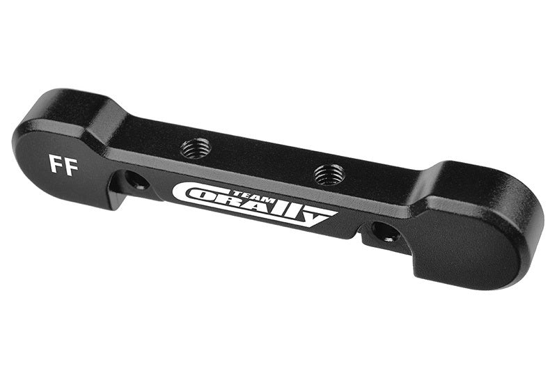 Corally Suspension Arm Mount HD FR-FR 8mm Aluminum Black