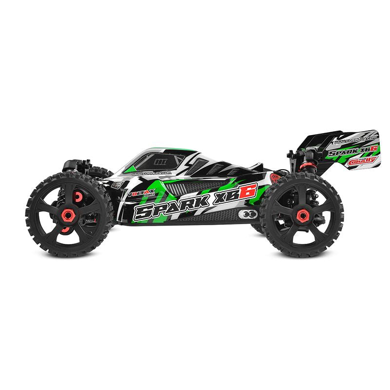 Corally Spark XB6 1/8 Scale 6S 4WD Basher Buggy RTR (Green) | RC Vehicle