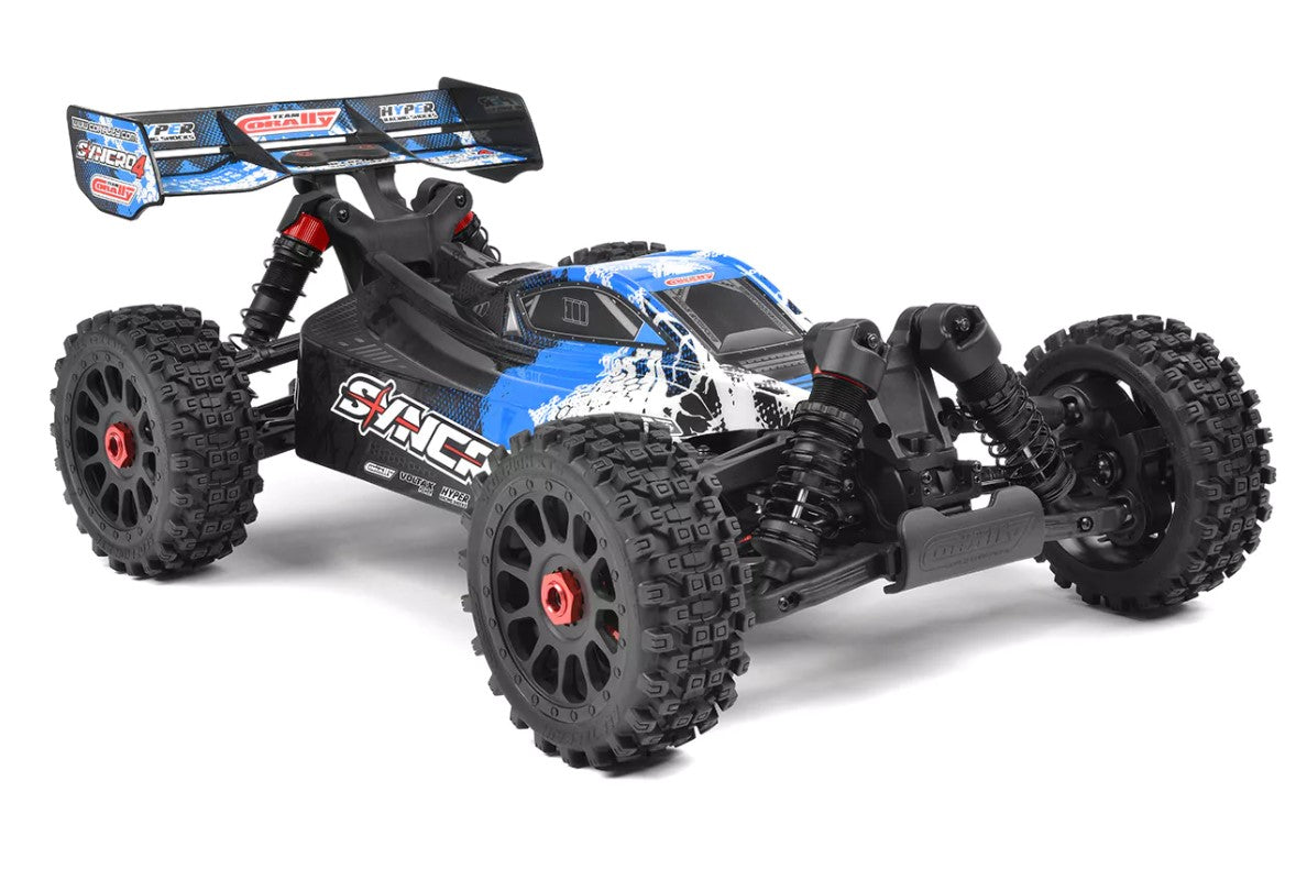 Corally Syncro - 4 1/8 Scale 4S Brushless 4WD Off-Road Buggy RTR (Blue) | RC Vehicle