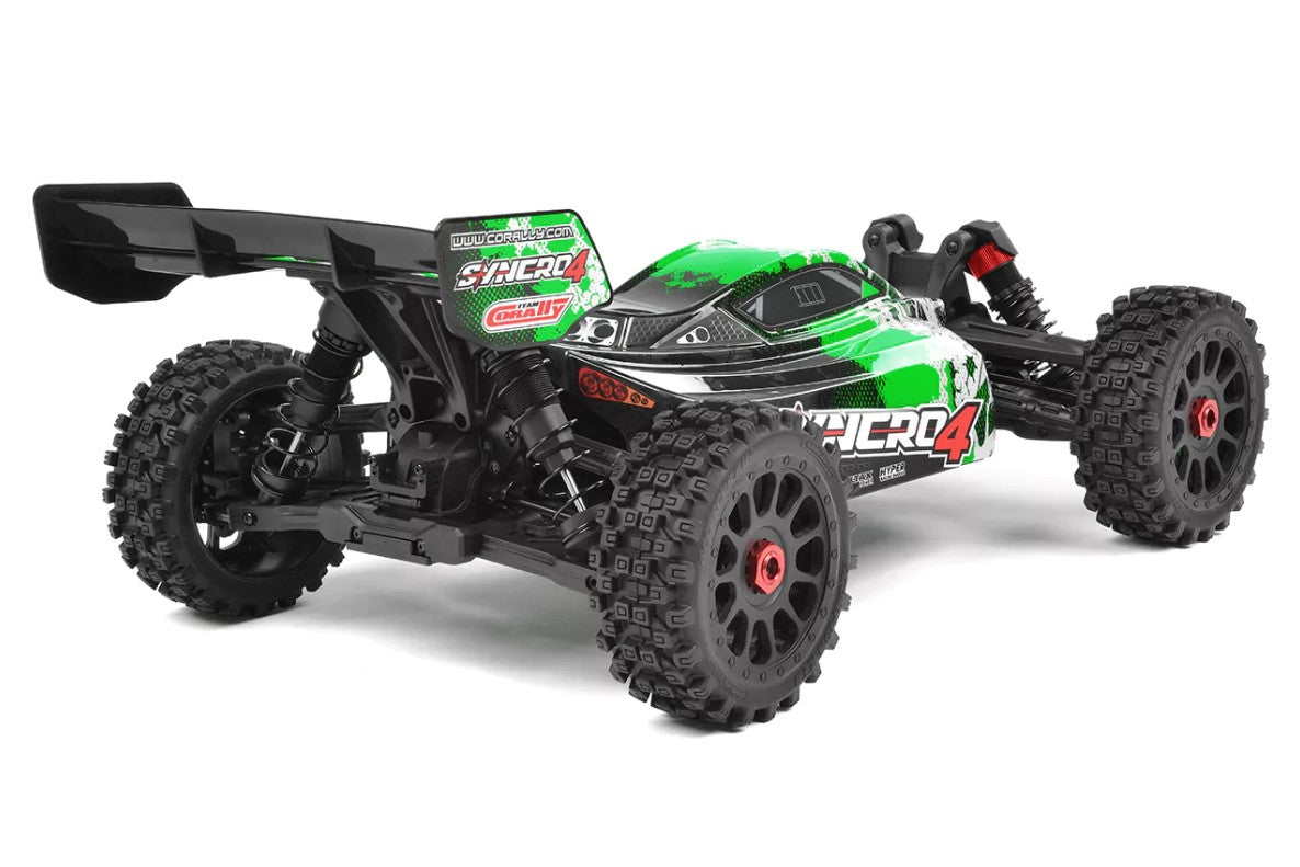 Corally Syncro - 4 1/8 Scale 4S Brushless 4WD Off-Road Buggy RTR (Green) | RC Vehicle