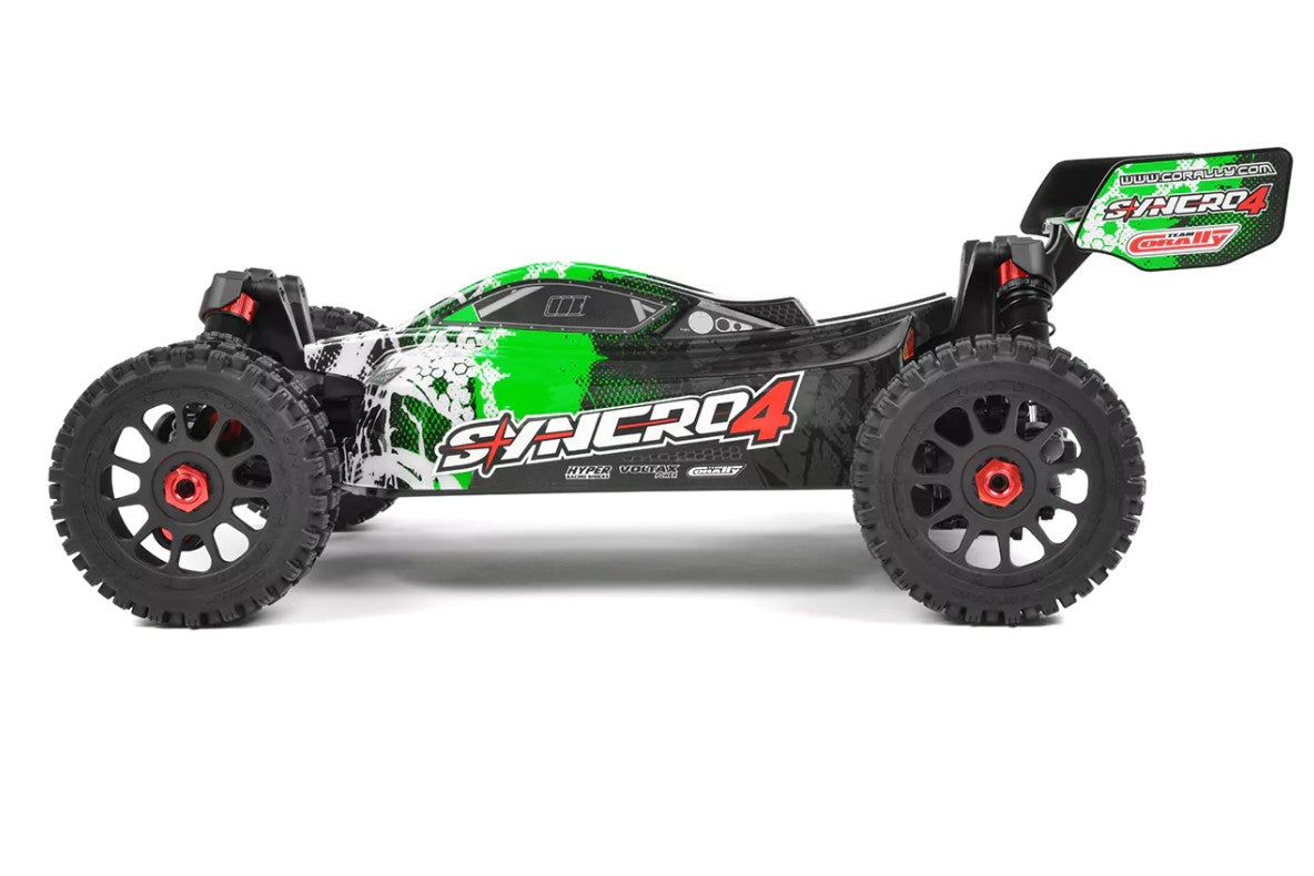Corally Syncro - 4 1/8 Scale 4S Brushless 4WD Off-Road Buggy RTR (Green) | RC Vehicle