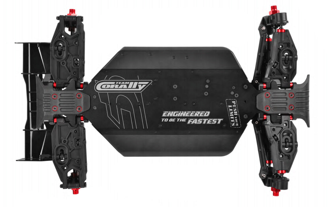 Corally Asuga XLR 6S RTR 4WD Brushless 1/7 Scale Buggy (Red) | RC Vehicle