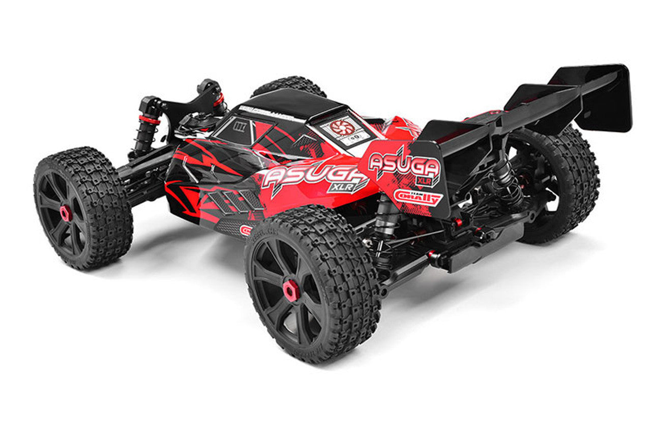 Corally Asuga XLR 6S Roller 1/7 Scale 4WD Off-Road Buggy (Red) | RC Vehicle