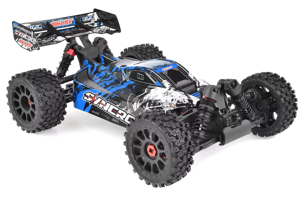Corally Syncro 2WD 1/8 3-4S Brushless Off Road Buggy, RTR, Blue 00289-B