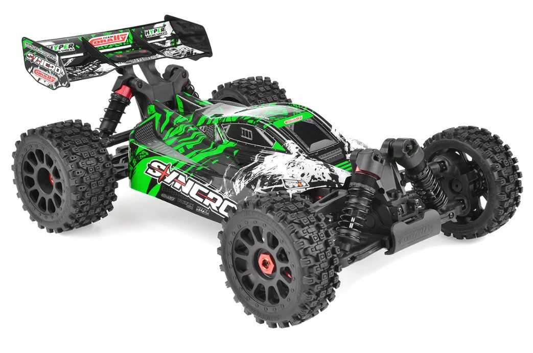 Corally Syncro 2WD 1/8 3-4S Brushless Off Road Buggy, RTR, Green 00289-G