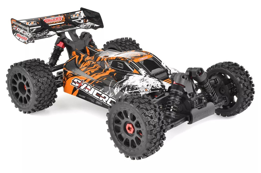 Corally Syncro 2WD 1/8 3-4S Brushless Off Road Buggy, RTR, Orange 00289-O