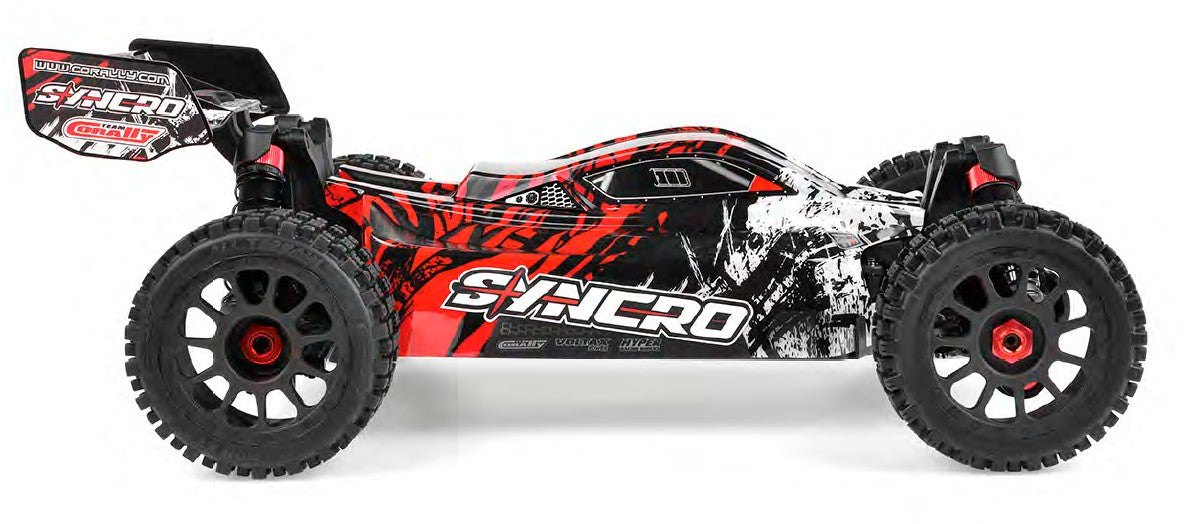 Corally Syncro 2WD 1/8 3-4S Brushless Off-Road Buggy RTR - Red | RC Vehicle
