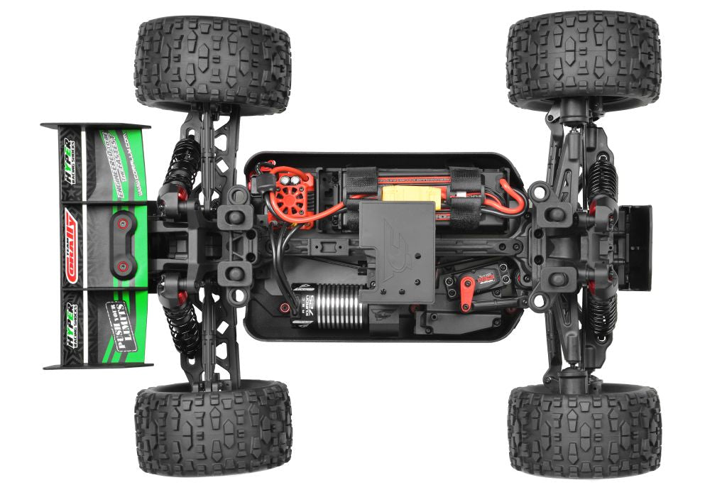 Corally Punisher 4S 1/10 Monster Truck 4WD RTR - Green | RC Vehicle