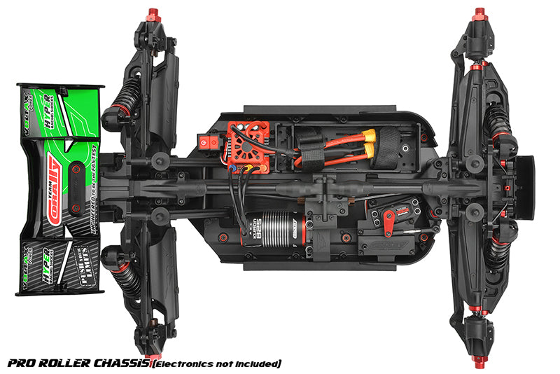 Corally Kagama XP 6S 1/8 Scale 4WD Monster Truck Roller Chassis (Green) | RC Vehicle