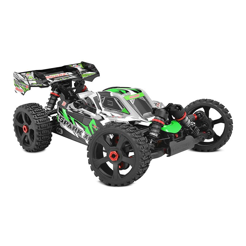Corally Spark XB6 1/8 Scale 6S 4WD Basher Buggy Roller Chassis (Green) | RC Vehicle