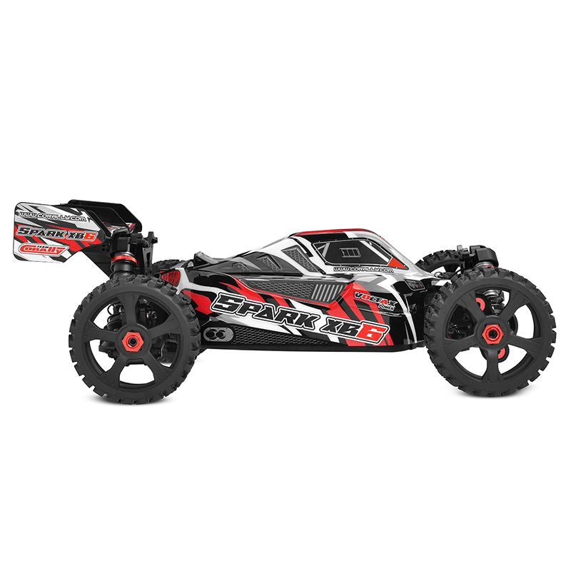 Team Corally Spark XB6 1/8 6S 4WD Basher Buggy Roller Chassis Red