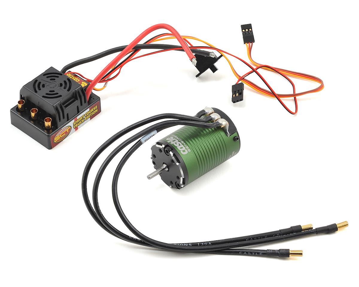 Castle Creations Sidewinder SCT Waterproof Sensored Brushless ESC + Motor Combo for 1/10 SCT