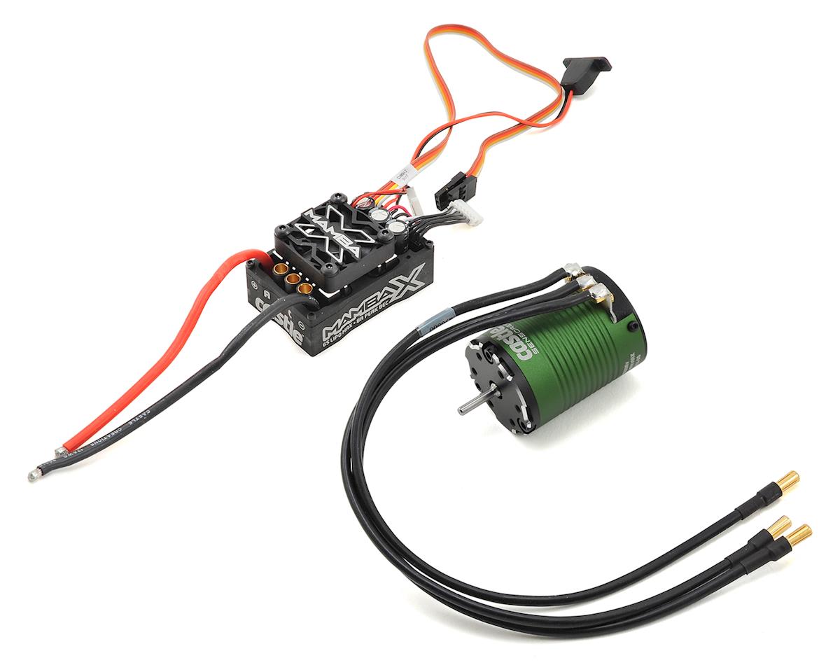 Castle Creations Mamba X 1/10 Brushless Combo 1406 Sensored Motor 4600kV