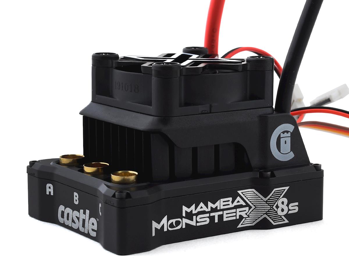 Castle Creations Mamba Monster X 8S 1/6 ESC Motor Combo 2028 Sensored Motor 800kV