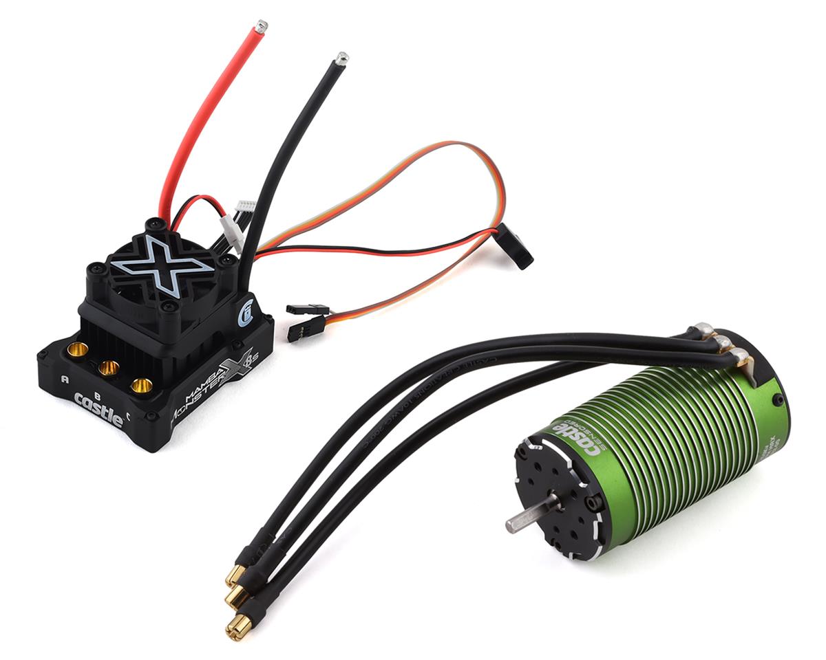 Castle Creations Mamba Monster X 8S 1/6 ESC Motor Combo 1717 Sensored Motor 1260kV