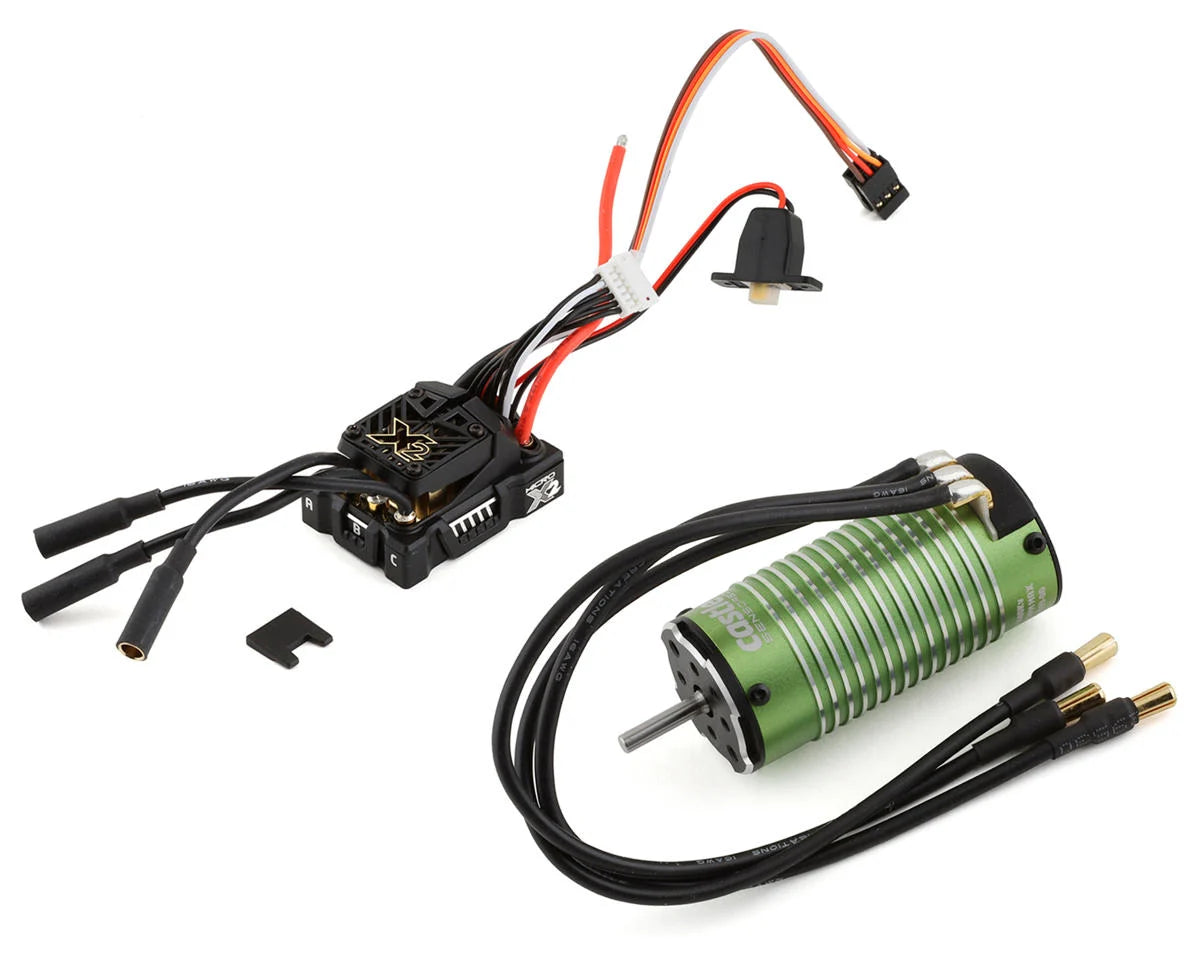 Castle Creations Mamba Micro X2 16.8V Waterproof Sensored ESC + 0808-5600kV Brushless Motor Combo for 1/18 Scale