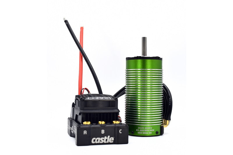 Castle Creations Cobra 5 8S 33.6V ESC 20A PEAK BEC w/2028-800KV 010-0179-01