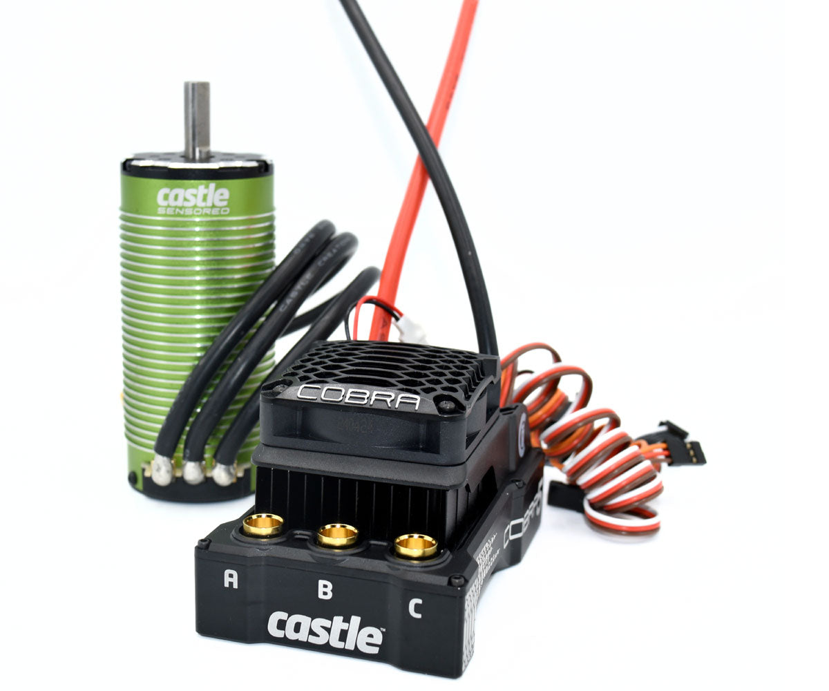 Castle Creations Cobra 5 8S 33.6V ESC 20A PEAK BEC w/1721-1260KV 010-0179-03