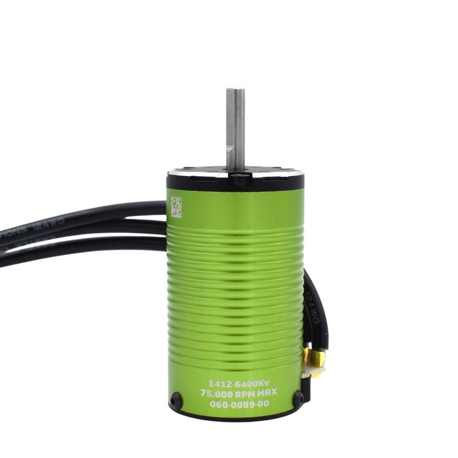 Castle Creations 1412 4-Pole Sensored Brushless No-Prep Drag Motor - 6400kV for 1/10 Scale