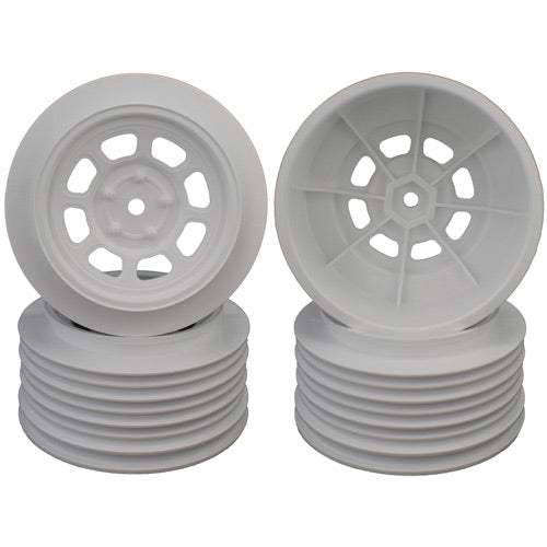 DE Racing Speedway SC Wheels for Traxxas Slash Front White