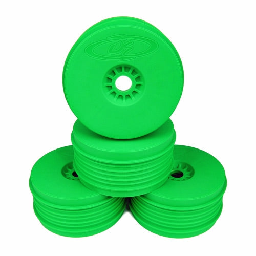DE Racing Speedline Plus Buggy Wheels for 1/8 Buggy / GREEN