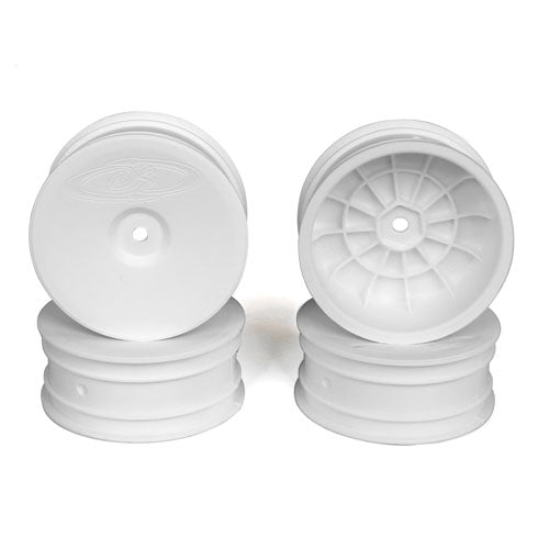 DE Racing Speedline Buggy Wheels - Assoc B6/Kyosho RB6/Front/White/4pcs