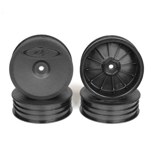 DE Racing Slim Speedline Buggy Wheels, Front, Black