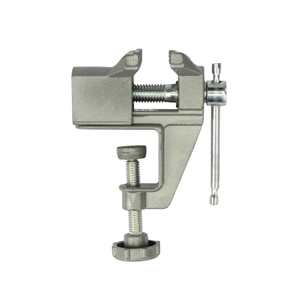 Enkay 1240-C 1-1/2" Mini Aluminum Bench Vise Clamp – Compact Hobby Vise for Tabletop Use