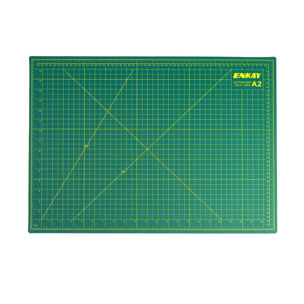 Enkay 4124 Self-Healing Cutting Mat 17" x 23" – Double-Sided Non-Slip Mat with Grid Lines