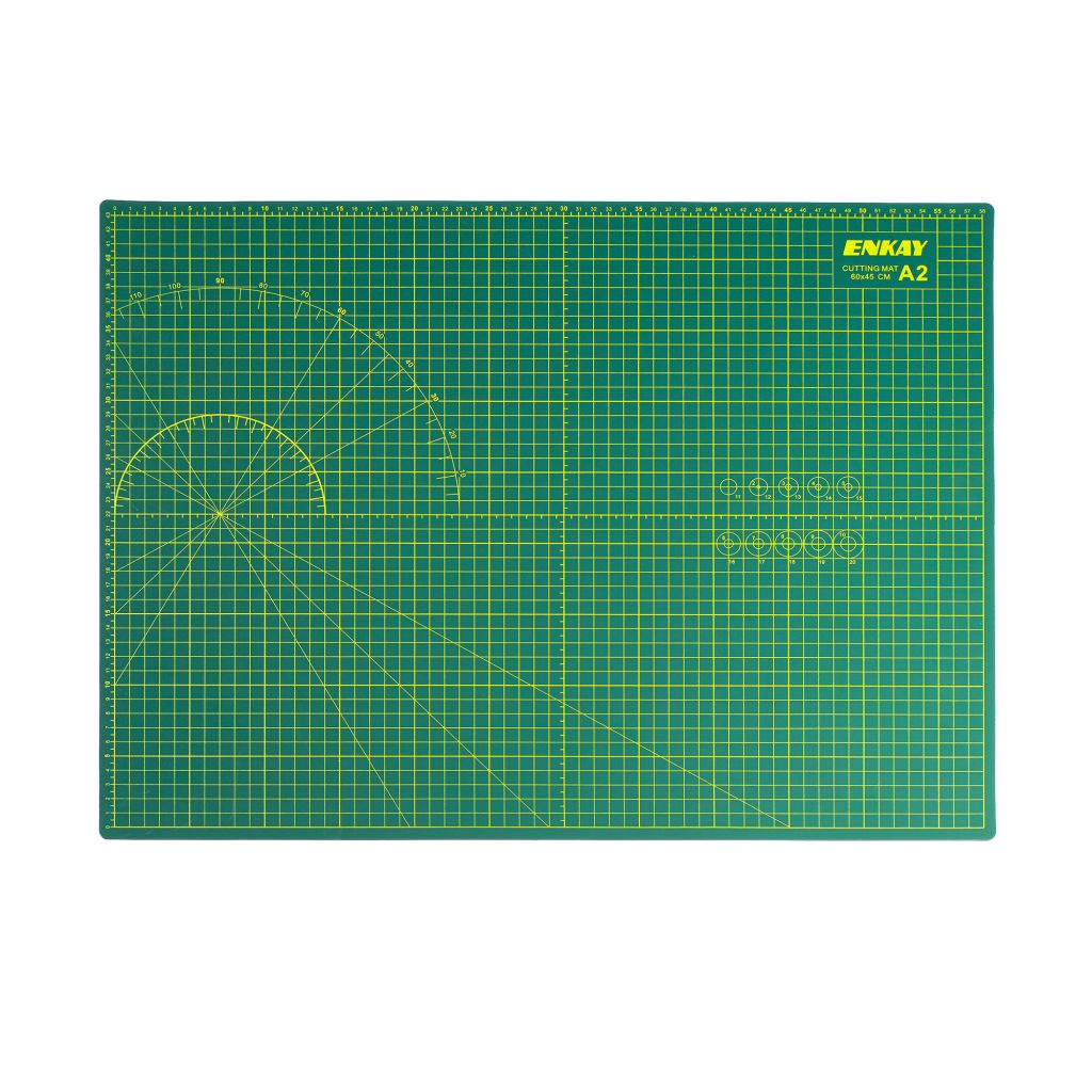 Enkay 4124 Self-Healing Cutting Mat 17" x 23" – Double-Sided Non-Slip Mat with Grid Lines
