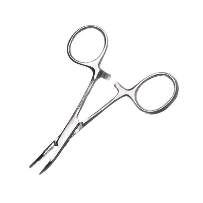 Enkay 4358-C 3-1/2" Curved Stainless Steel Hemostat Clamp – Locking All-Purpose Hobby Tool