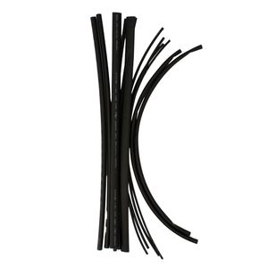 Enkay 7540 Black Heat Shrink Tube Assortment – 12 Pieces, 6 Sizes for RC Wiring & Electronics