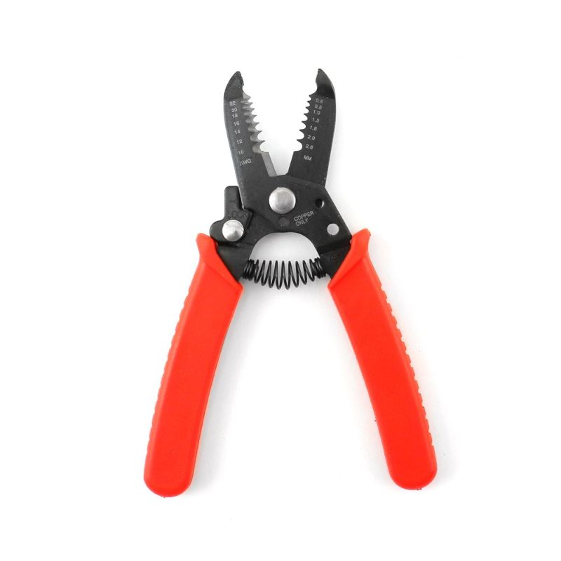 Enkay 953-C 6" Heavy-Duty Wire Stripper & Cutter – Strips 10-22 AWG with Built-In Pliers