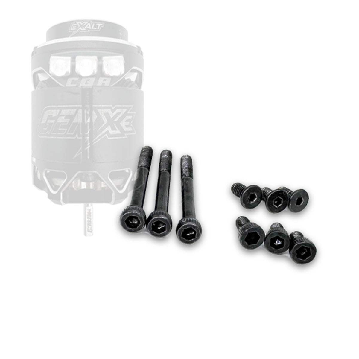Exalt Gen-X Replacement Motor Screw Kit - 9-Piece Steel Hardware Set