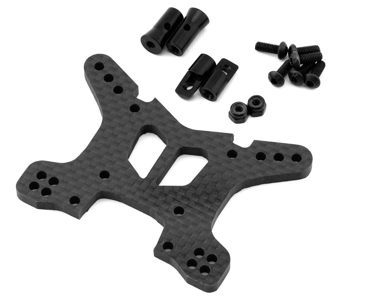 Exotek Racing Carbon Fiber Shock Tower Front 4WD Slash/Rally 2214