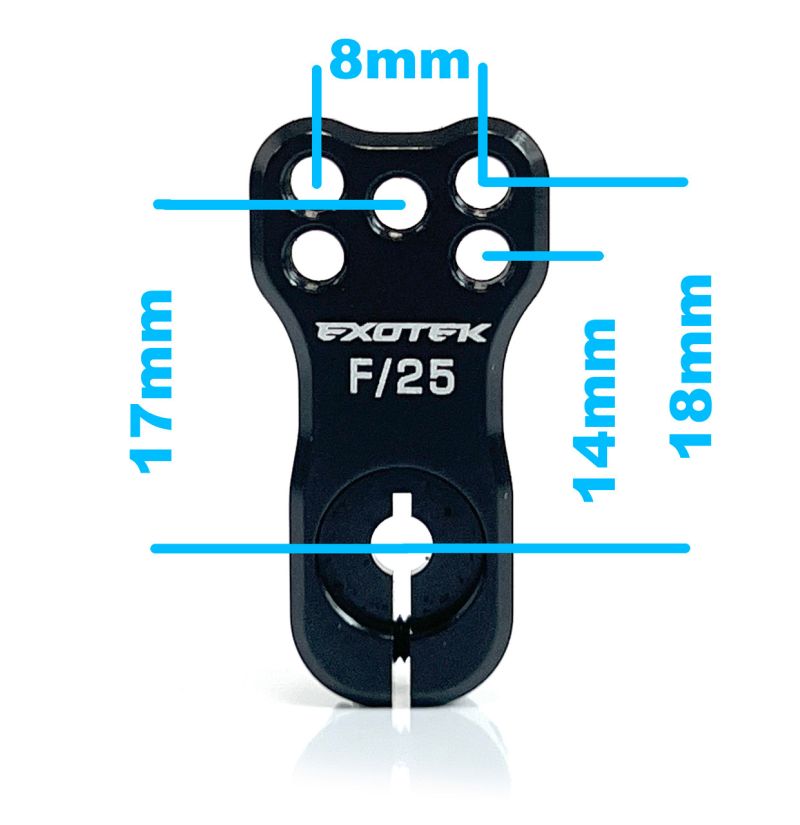 Exotek Racing Heavy Duty Racing Servo Horn, 7072 F/25 2256