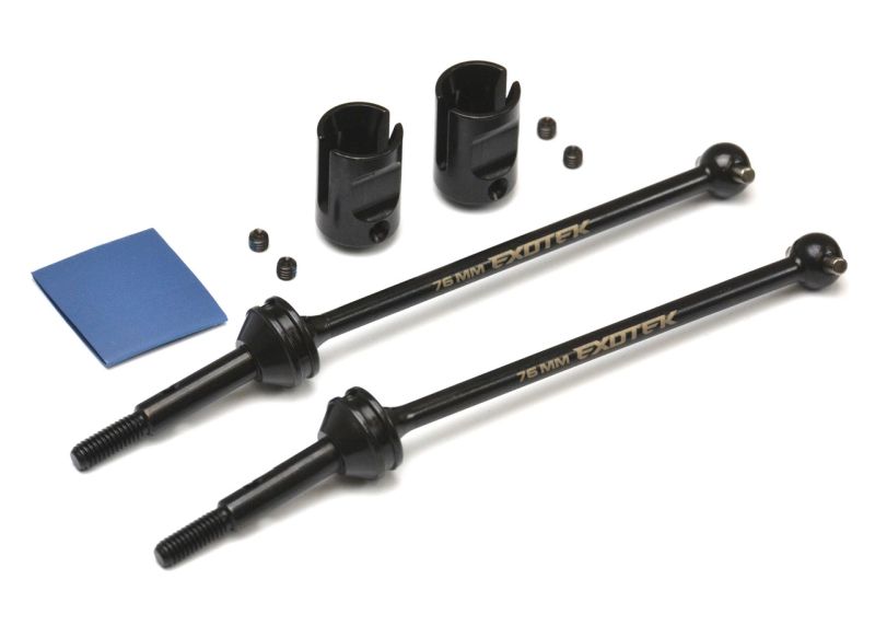 Exotek Racing Traxxas Slash Modified / Slash Rear HD Steel CVD Axle Set 2282