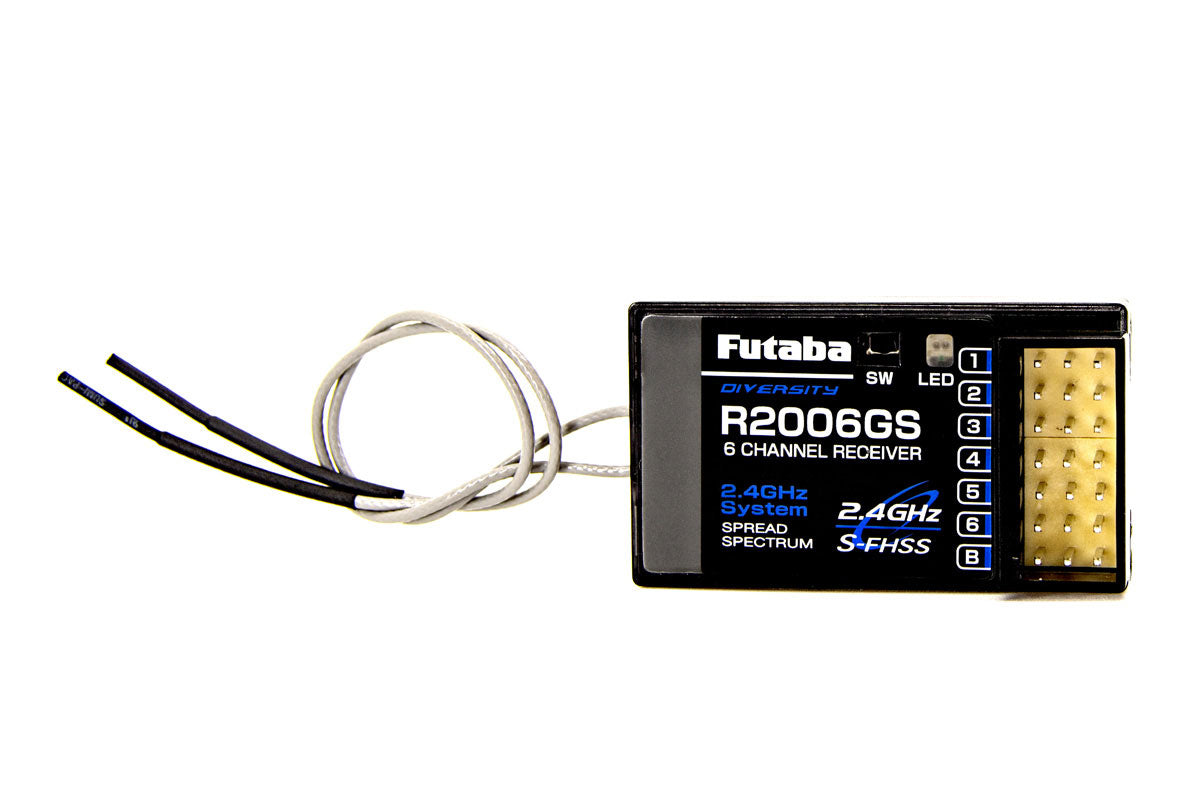 Futaba R2006GS S-FHSS 6-Channel Aircraft Receiver | Compact Lightweight 2.4GHz