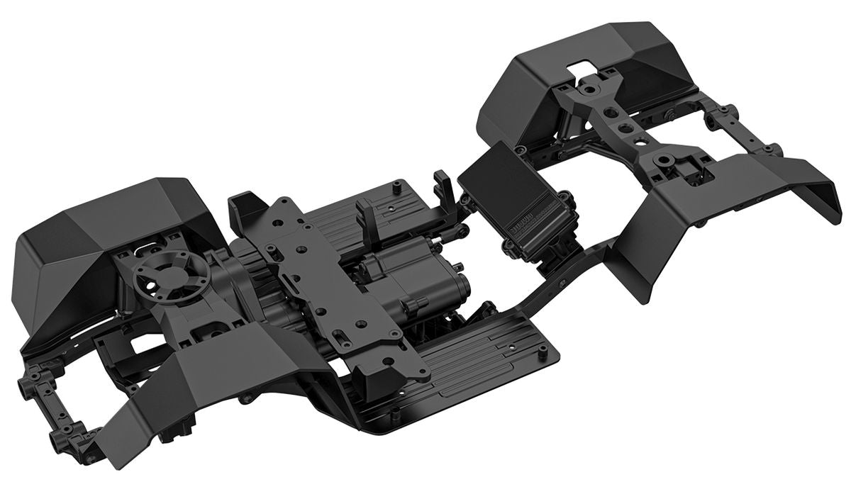 Gmade 1/10 GS02F TS Pro 4WD RC Rock Crawler Chassis Kit | Scale Trail Truck Builder