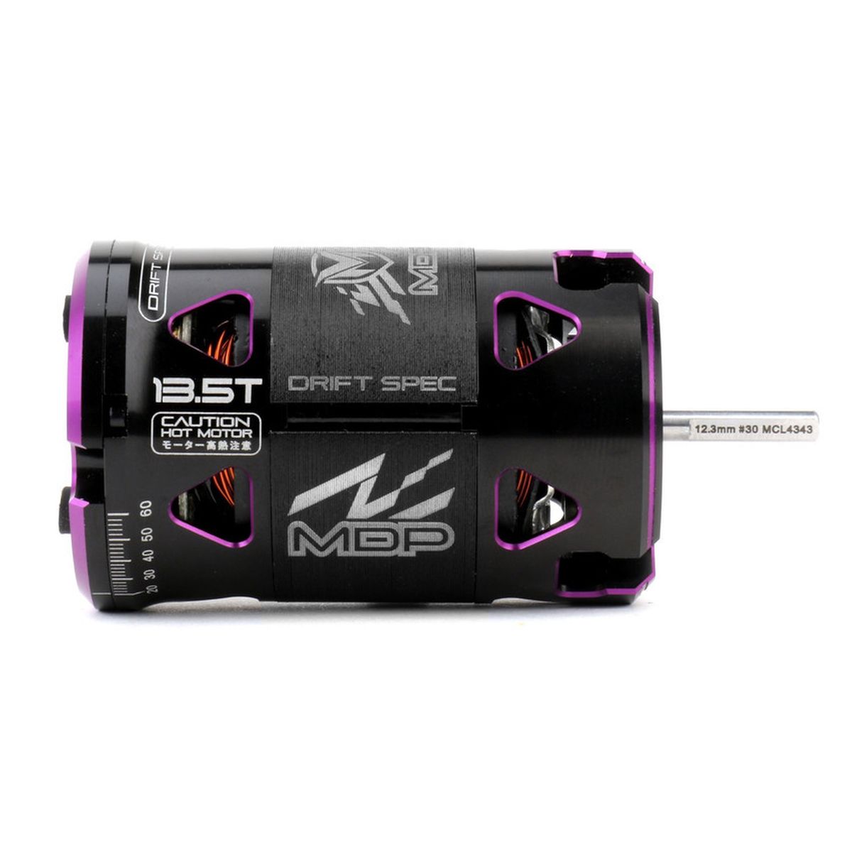 Maclan Racing Drift Performance MDP 13.5T Motor – Black/Purple (MCL1098)