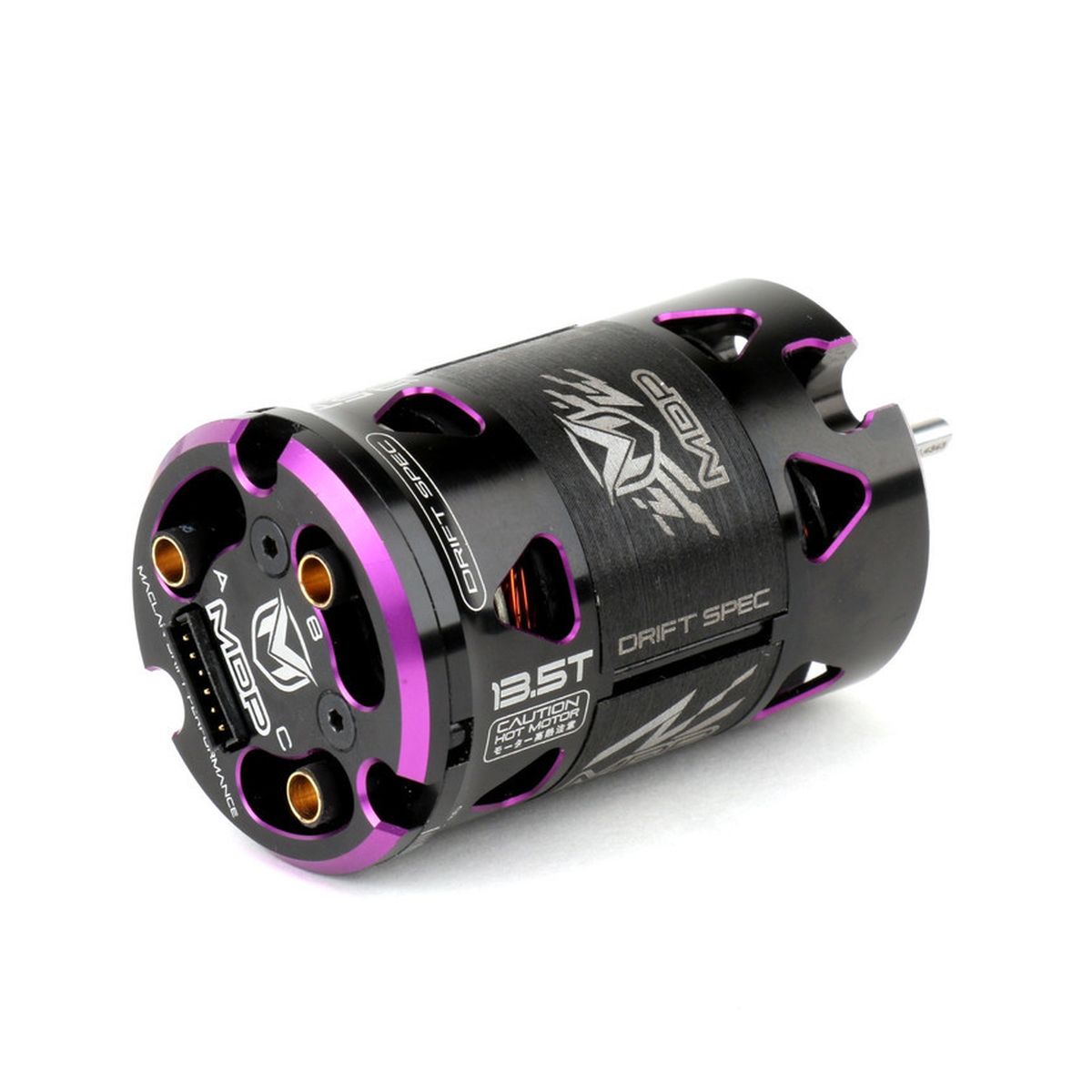 Maclan Racing Drift Performance MDP 13.5T Motor – Black/Purple (MCL1098)