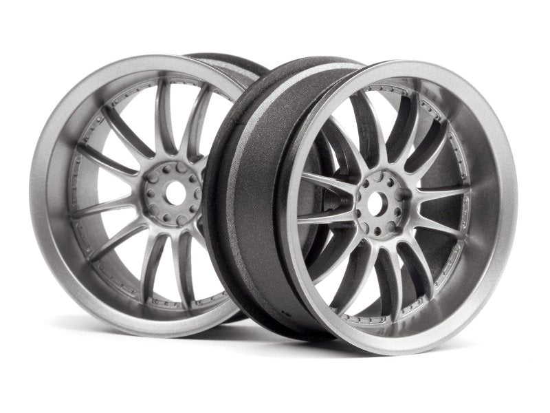 HPI Racing Work XSA 02C Wheel 26mm Light Gunmental (3mm/2pcs)