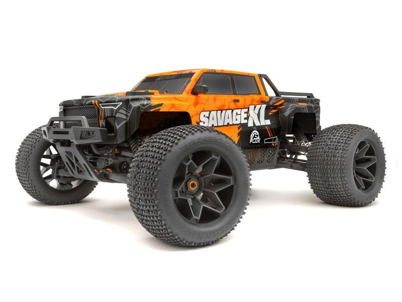 HPI Racing GTXL-6 King Cab Pre-Painted Truck Body — Black / Orange — Body Only