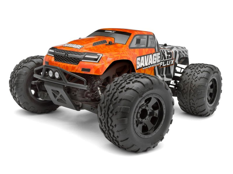 HPI Racing Savage GT-2XS Pre-Painted Truck Body — Orange / Grey